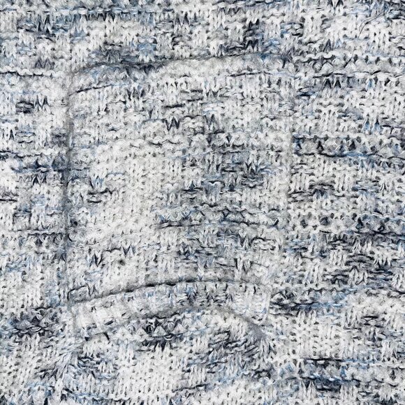 Sioni Womens Knit Cardigan Sweater XL Gray Blue Button Front Long Sleeve - Picture 8 of 10